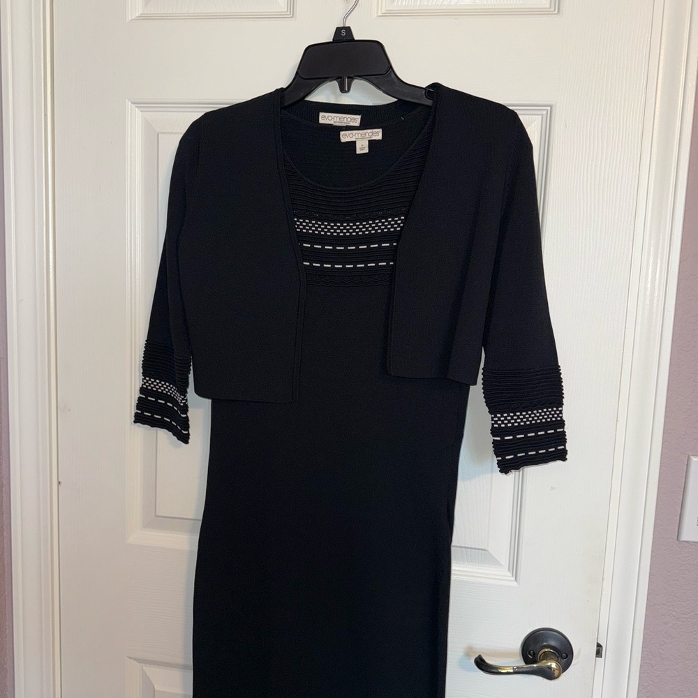 Eva Mendes for New York & Company Black and White Dress